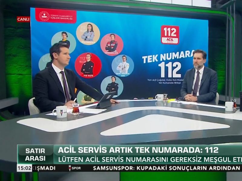 112 HT Spor Satır Arası Programında