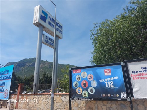 112 Acil Çağrı: Merkezefendi ve Pamukkale’de Bilgilendirme Panoları ile Tanıtım