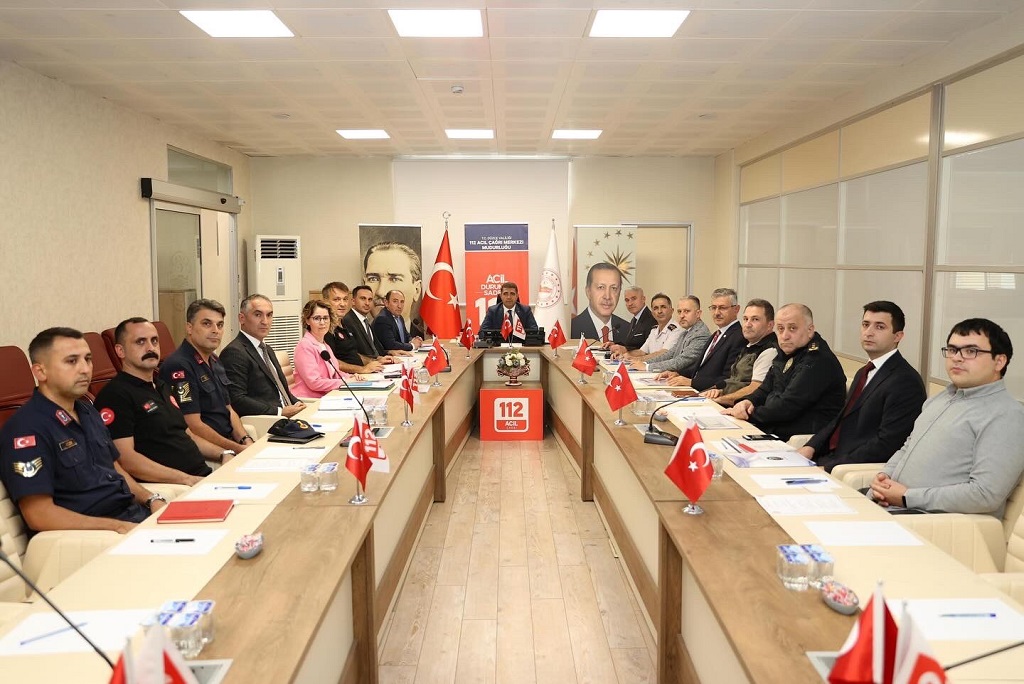 112 Acil Çağrı Hizmetleri İl Koordinasyon Komisyonu Toplantısı Gerçekleştirildi