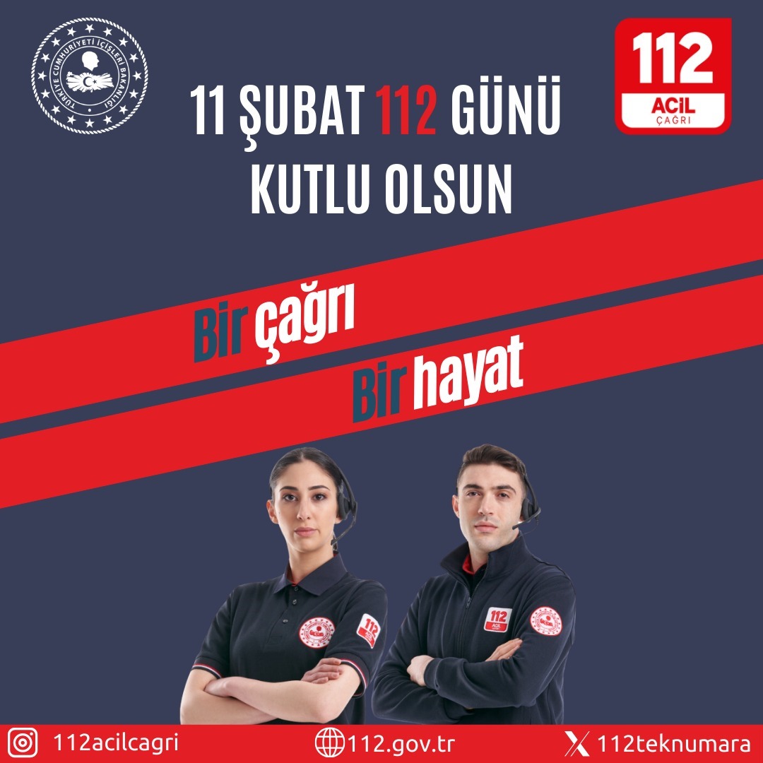 11 ŞUBAT 112 GÜNÜ KUTLU OLSUN.