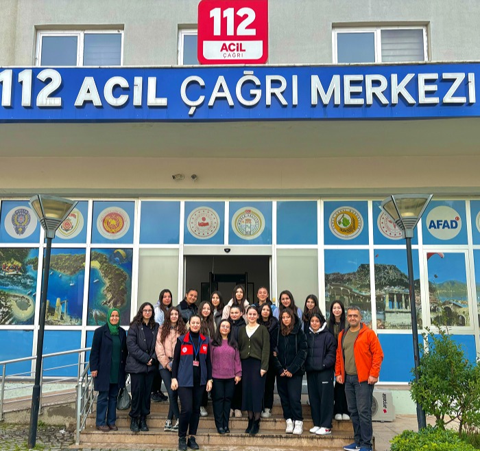 Muğla Menteşe Şifa Hatun Muğla Meslek Lisesi ve Teknik Anadolu Lisesi öğrencilerine 112 Tek Numara tanıtımı yapılmıştır. 