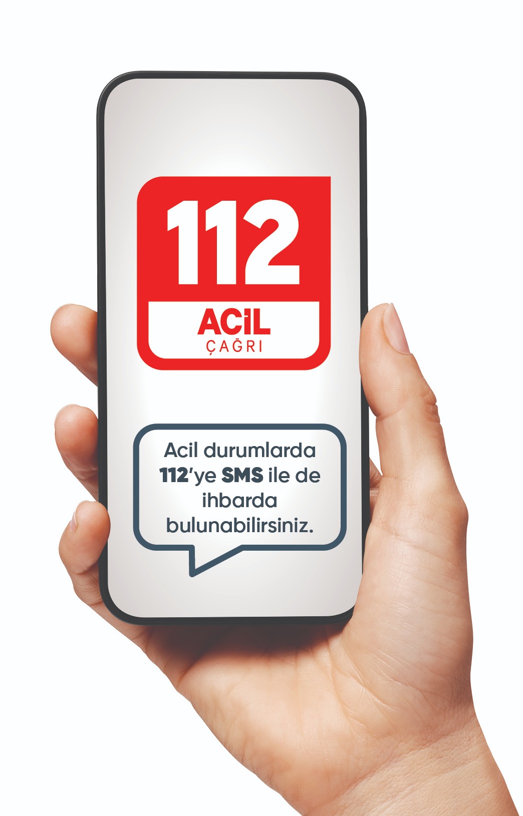 Acil Durumlarda 112'ye SMS İle de İhbarda Bulunabilirsiniz.