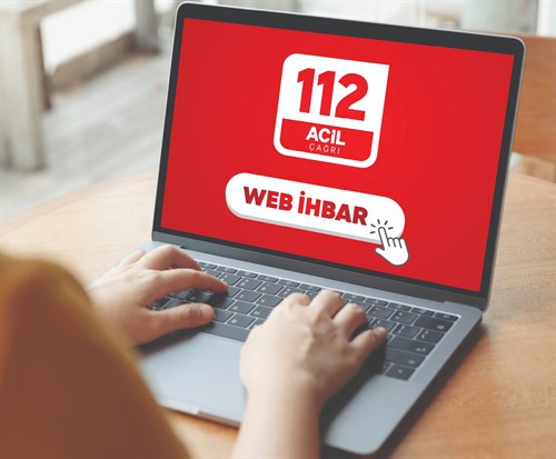 112 Web İhbar Sistemi Kullanıma Açılmıştır.