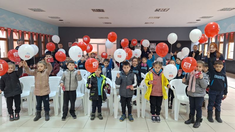 Akçaabat Derecik ve Akçaköy İlköğretim Okullarında ‘112 Farkındalık Etkinliği’